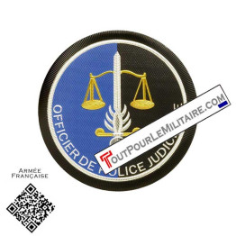 Ecusson Plastique Officier De Police Judiciaire OPJ Gendarmerie