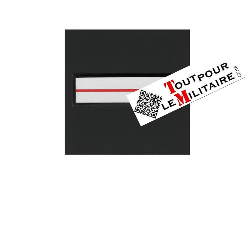 Gendarmerie Adjudant-Chef départemental galon velcro plastique