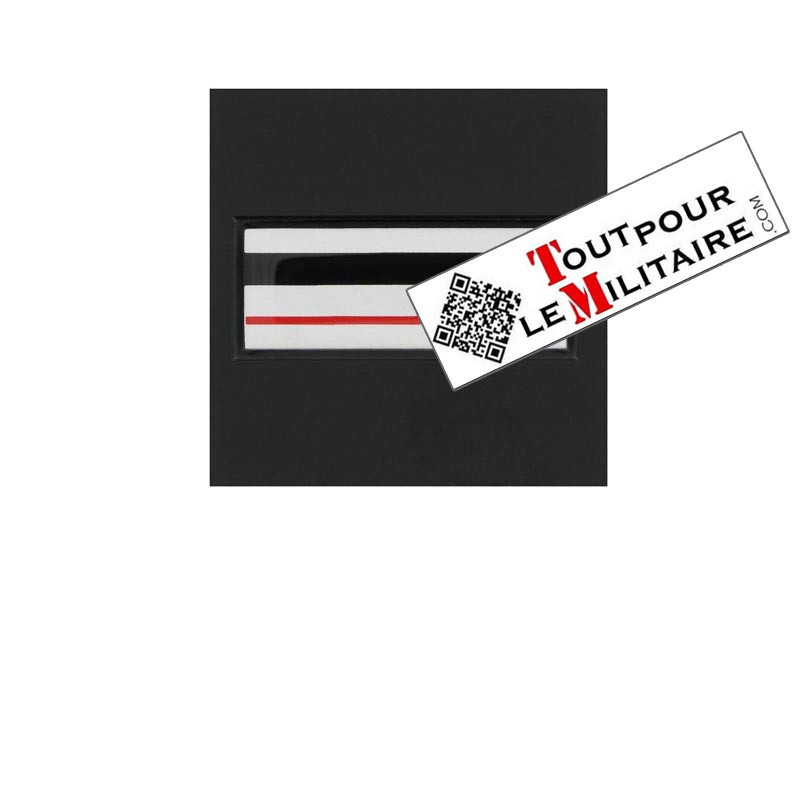 Gendarmerie Major départementale galon velcro plastique