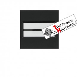 Gendarmerie Lieutenant départemental galon velcro plastique