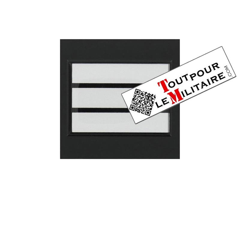 Gendarme Capitaine départemental galon velcro plastique