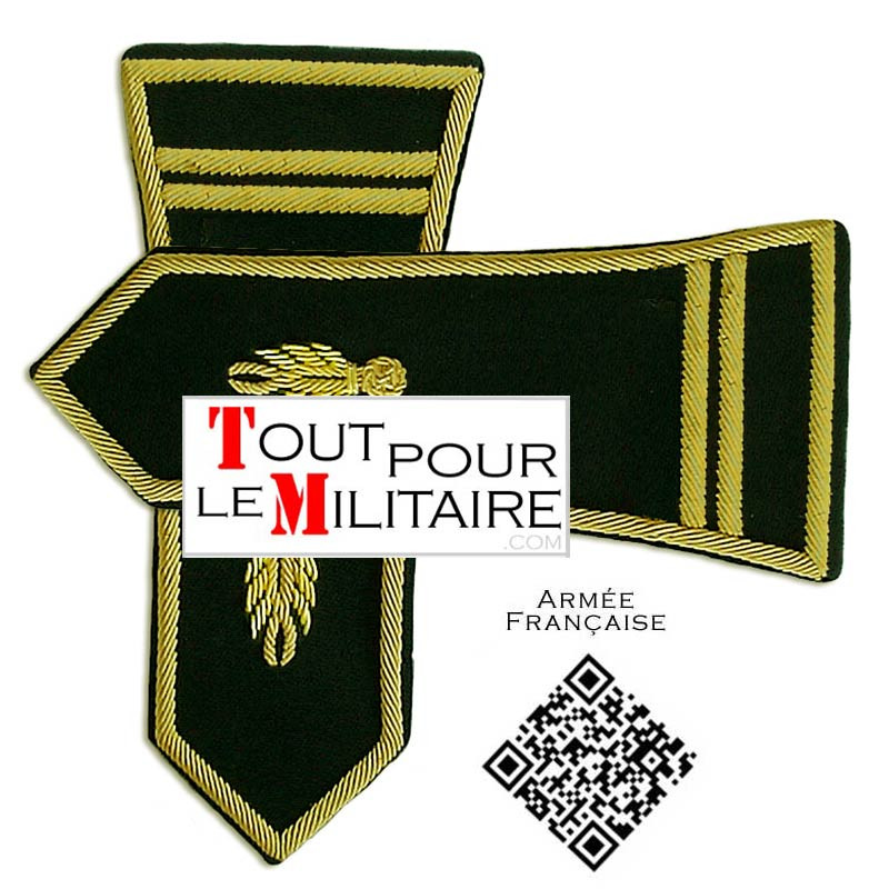 Pattes épaules spencer Lieutenant Gendarmerie toutes subdivisions