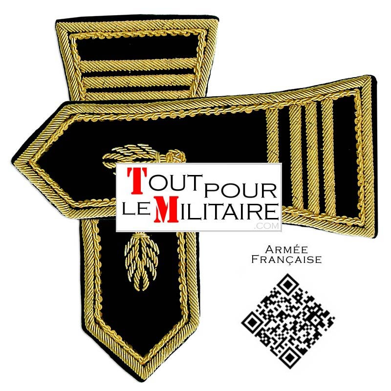 Pattes épaule Spencer Commandant Gendarmerie