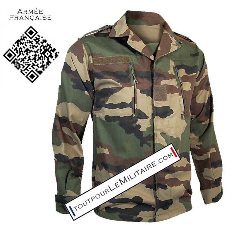 Veste Militaire de treillis f2 Camouflage CE