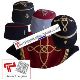 Coiffe pour tricorne militaire - choix arme et grade