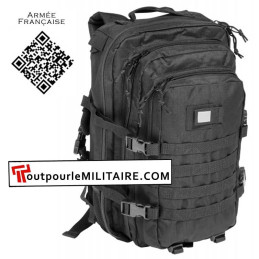 Sac à dos noir militaire contenance 50 litres