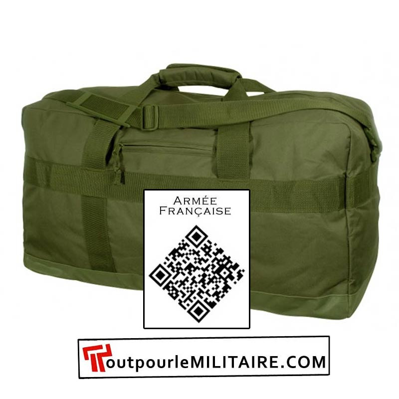 Sac Vert Armée parachutiste contenance 60 litres