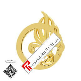 Insigne de Béret LEGIONNAIRE 2e REG Or