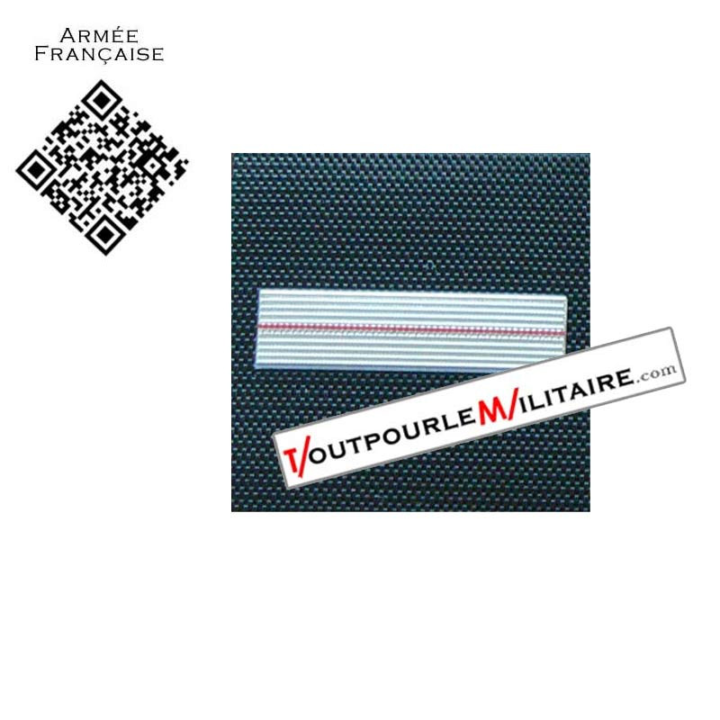 Gendarmerie Adjudant-Chef départemental galon velcro plastique