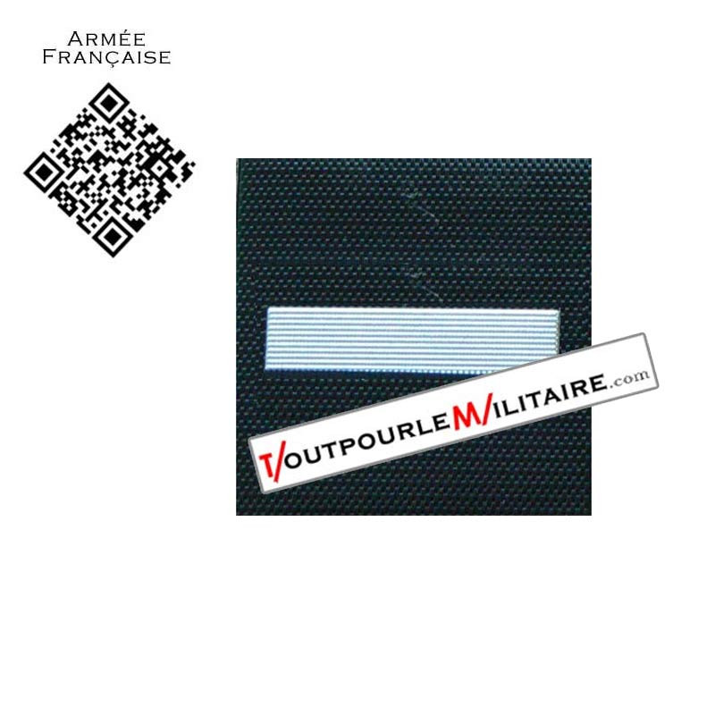 Gendarmerie Sous-Lieutenant départemental galon velcro plastique