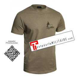 Tee shirt militaire Légion Etrangère vert Od avec logo