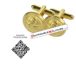 Boutons de manchettes militaire du GENIE