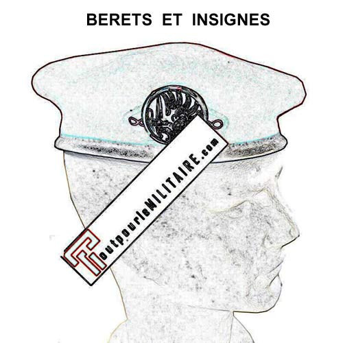 Bérets militaires et insignes